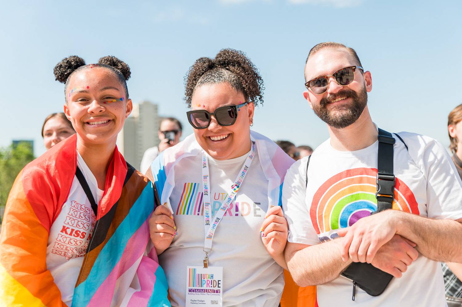 Young people at Pride