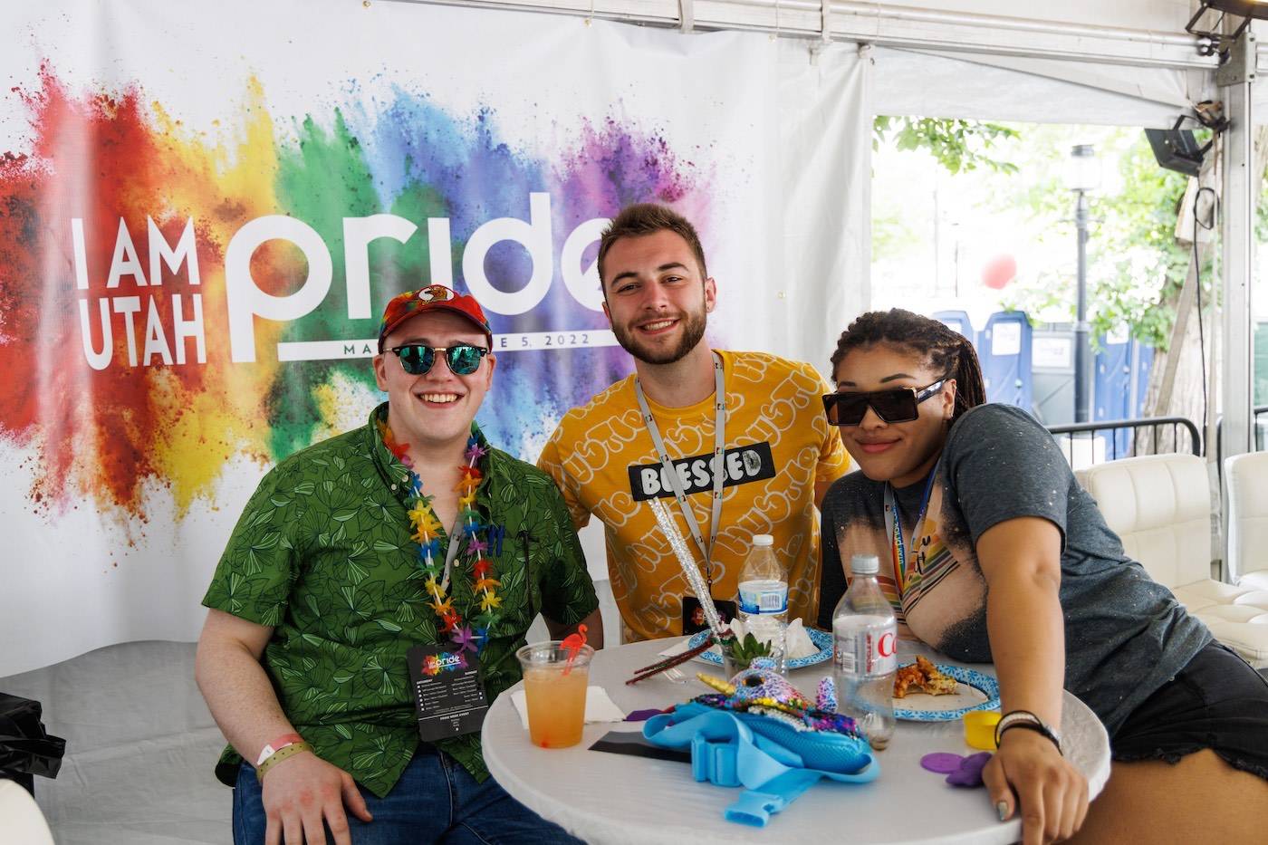 Young people at Pride